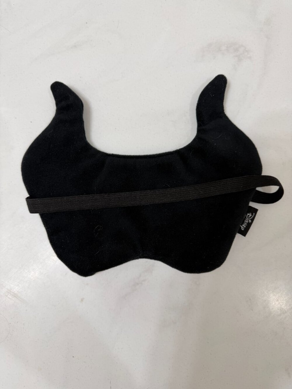 Disney Mad Beauty Maleficent Sleep Mask Plush Villain Eye Mask Horns Embroidered - Picture 2 of 7